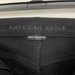 American Eagle Black High Waist Skinny Jeans 6
